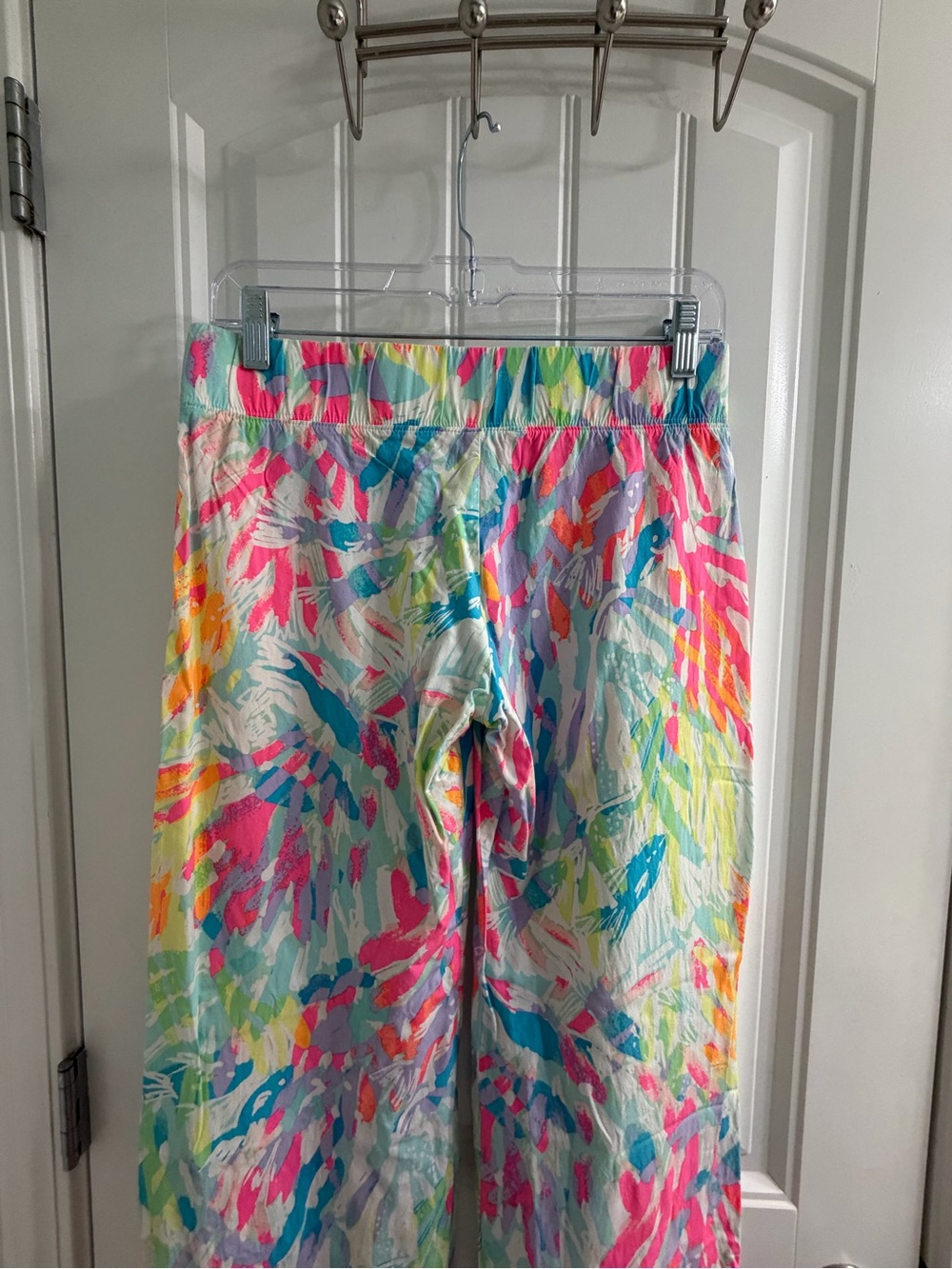 Lilly Pulitzer Bal Harbour Palazzo Pants Sparkling Sands Print Sz XS Resortwear - Picture 6 of 12